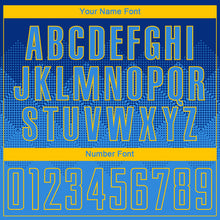 Load image into Gallery viewer, Custom Royal Powder Blue-Gold Sublimation Soccer Uniform Jersey