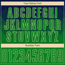 Load image into Gallery viewer, Custom Navy Grass Green-Cream Sublimation Soccer Uniform Jersey