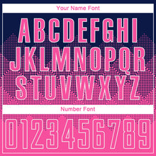 Load image into Gallery viewer, Custom Navy Pink-White Sublimation Soccer Uniform Jersey