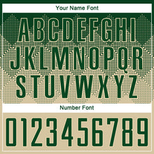 Load image into Gallery viewer, Custom Cream Green Sublimation Soccer Uniform Jersey