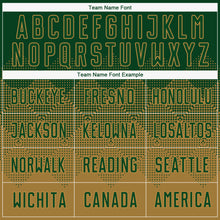 Load image into Gallery viewer, Custom Old Gold Green Sublimation Soccer Uniform Jersey