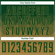 Load image into Gallery viewer, Custom Old Gold Green Sublimation Soccer Uniform Jersey