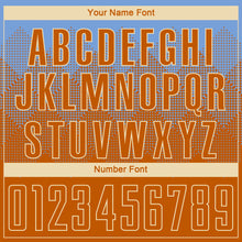 Load image into Gallery viewer, Custom Light Blue Texas Orange-Cream Sublimation Soccer Uniform Jersey