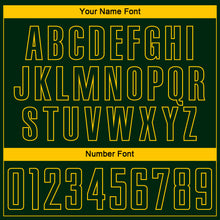 Load image into Gallery viewer, Custom Green Yellow Pinstripe Fade Fashion Sublimation Soccer Uniform Jersey