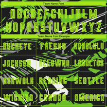 Load image into Gallery viewer, Custom Figure Neon Green-Aurora Green Sublimation Soccer Uniform Jersey