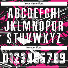 Load image into Gallery viewer, Custom Figure White-Hot Pink Sublimation Soccer Uniform Jersey