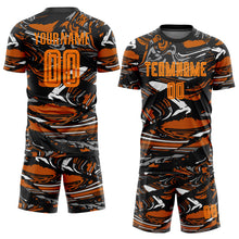Load image into Gallery viewer, Custom Figure Bay Orange-Texas Orange Sublimation Soccer Uniform Jersey