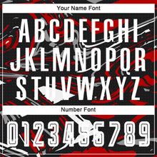 Load image into Gallery viewer, Custom Figure White-Red Sublimation Soccer Uniform Jersey