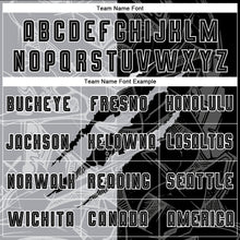 Load image into Gallery viewer, Custom Graffiti Pattern Black-Gray Scratch Sublimation Soccer Uniform Jersey