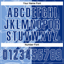 Load image into Gallery viewer, Custom Graffiti Pattern Royal-Light Blue Scratch Sublimation Soccer Uniform Jersey