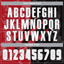 Load image into Gallery viewer, Custom Graffiti Pattern White Black Red-Gray Scratch Sublimation Soccer Uniform Jersey