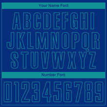 Load image into Gallery viewer, Custom Royal Teal Sublimation Soccer Uniform Jersey