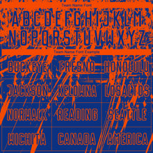 Load image into Gallery viewer, Custom Royal Orange Sublimation Soccer Uniform Jersey