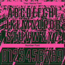 Load image into Gallery viewer, Custom Green Pink Sublimation Soccer Uniform Jersey