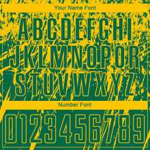 Load image into Gallery viewer, Custom Kelly Green Yellow Sublimation Soccer Uniform Jersey