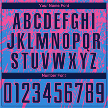 Load image into Gallery viewer, Custom Powder Blue Navy-Pink Sublimation Soccer Uniform Jersey