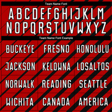 Load image into Gallery viewer, Custom Red White-Black Sublimation Soccer Uniform Jersey