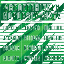 Load image into Gallery viewer, Custom Kelly Green White Sublimation Soccer Uniform Jersey