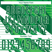 Load image into Gallery viewer, Custom Kelly Green White Sublimation Soccer Uniform Jersey