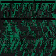 Load image into Gallery viewer, Custom Kelly Green Black Sublimation Soccer Uniform Jersey