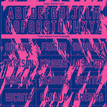 Load image into Gallery viewer, Custom Pink Royal Sublimation Soccer Uniform Jersey