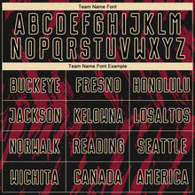 Load image into Gallery viewer, Custom Crimson Black-City Cream Sublimation Soccer Uniform Jersey