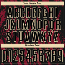 Load image into Gallery viewer, Custom Crimson Black-City Cream Sublimation Soccer Uniform Jersey