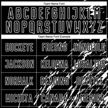 Load image into Gallery viewer, Custom Black White Sublimation Soccer Uniform Jersey