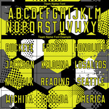 Load image into Gallery viewer, Custom Neon Yellow Black-White Sublimation Soccer Uniform Jersey