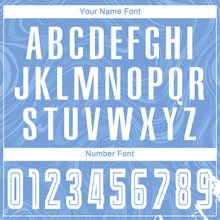 Load image into Gallery viewer, Custom Light Blue White Sublimation Soccer Uniform Jersey