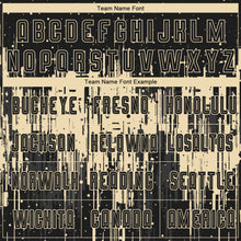 Load image into Gallery viewer, Custom City Cream Black Sublimation Soccer Uniform Jersey