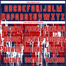 Load image into Gallery viewer, Custom Red Royal-White Sublimation Soccer Uniform Jersey