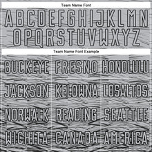 Load image into Gallery viewer, Custom Gray Black Sublimation Soccer Uniform Jersey