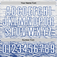 Load image into Gallery viewer, Custom Royal White Sublimation Soccer Uniform Jersey