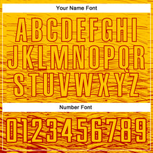 Load image into Gallery viewer, Custom Yellow Red Sublimation Soccer Uniform Jersey