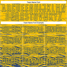 Load image into Gallery viewer, Custom Yellow Royal Sublimation Soccer Uniform Jersey