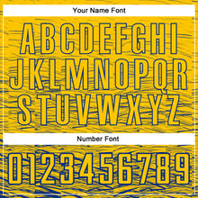 Load image into Gallery viewer, Custom Yellow Royal Sublimation Soccer Uniform Jersey