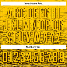 Load image into Gallery viewer, Custom Yellow Brown Sublimation Soccer Uniform Jersey