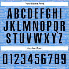 Load image into Gallery viewer, Custom Light Blue Black Sublimation Soccer Uniform Jersey