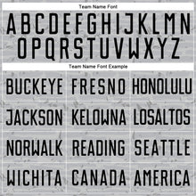 Load image into Gallery viewer, Custom Gray Black Sublimation Soccer Uniform Jersey