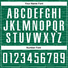 Load image into Gallery viewer, Custom Kelly Green White Sublimation Soccer Uniform Jersey