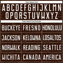 Load image into Gallery viewer, Custom Brown White Sublimation Soccer Uniform Jersey