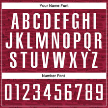 Load image into Gallery viewer, Custom Crimson White Sublimation Soccer Uniform Jersey