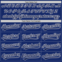 Load image into Gallery viewer, Custom Royal Navy-White Two-Button Unisex Softball Jersey