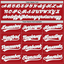 Load image into Gallery viewer, Custom Red White-Gray Two-Button Unisex Softball Jersey