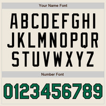 Load image into Gallery viewer, Custom Cream Kelly Green-Black Two-Button Unisex Softball Jersey