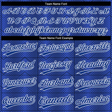 Load image into Gallery viewer, Custom Royal Royal-Navy 3D Pattern Two-Button Unisex Softball Jersey