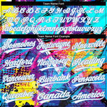 Load image into Gallery viewer, Custom Black White-Light Blue 3D Pattern Two-Button Unisex Softball Jersey