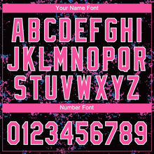 Load image into Gallery viewer, Custom Black Pink-White 3D Pattern Two-Button Unisex Softball Jersey