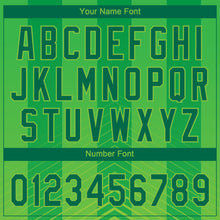 Load image into Gallery viewer, Custom Neon Green Kelly Green 3D Pattern Two-Button Unisex Softball Jersey